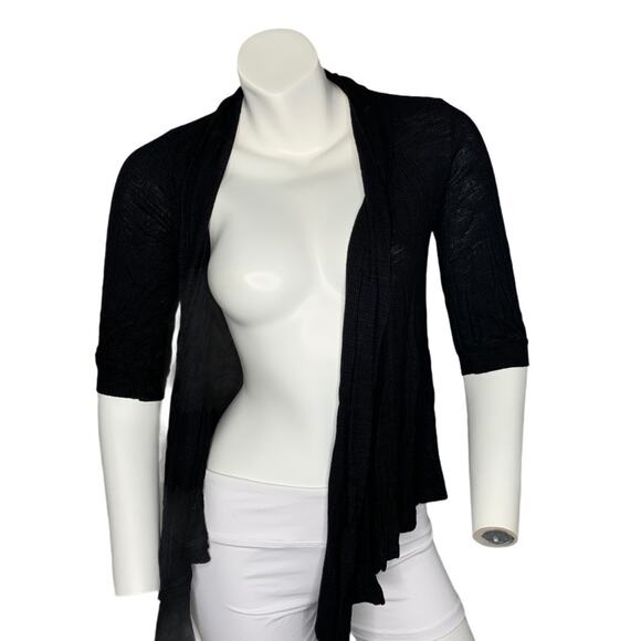 HIP Happening In The Present S open cardigan black - Picture 2 of 6